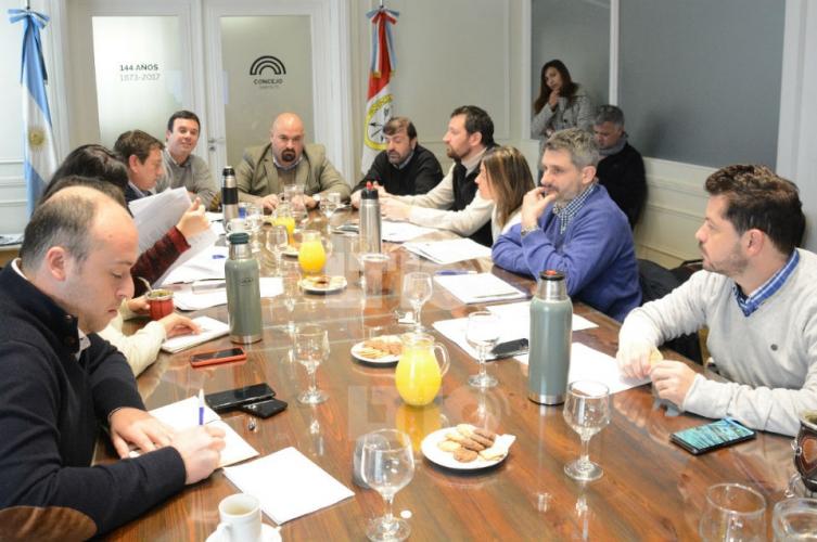 El Concejo recibió al área de Transporte