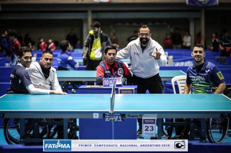 Tenis de mesa adaptado: seis nuevos campeones nacionales