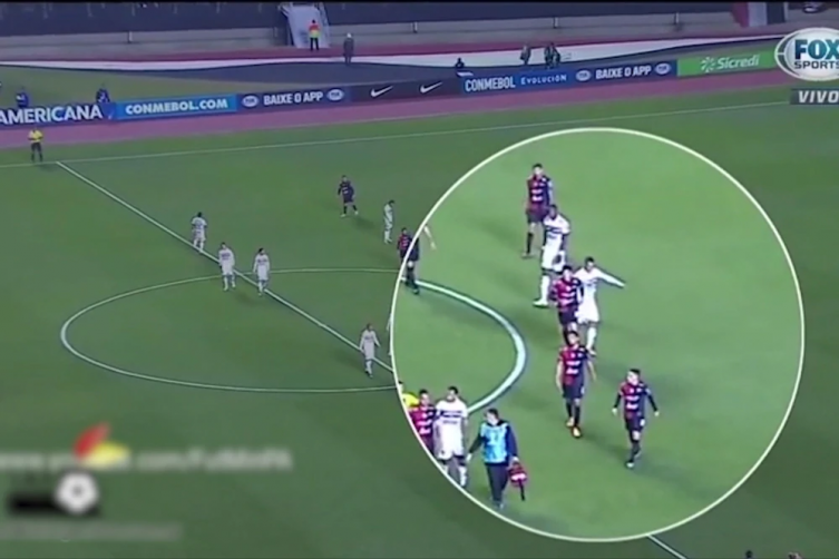 La agresión a un jugador de Colón sin sanción de oficio y la comparación con el