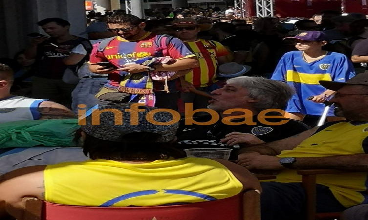 La barra de Boca: quiénes estuvieron en el Camp Nou y la