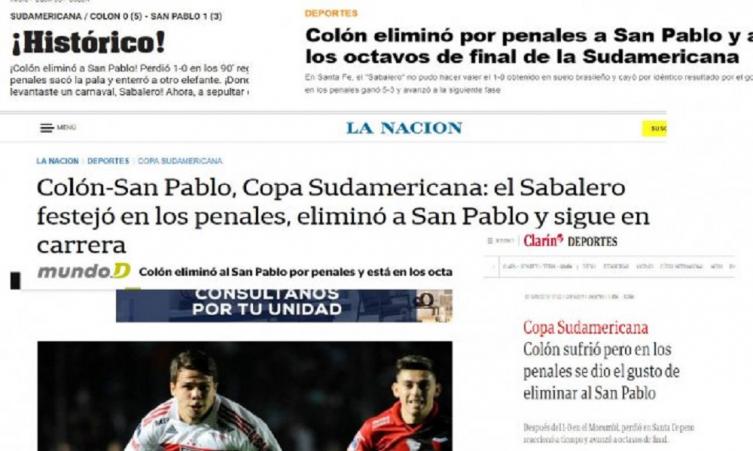 Los comentarios de los medios nacionales tras la clasificación de Colón