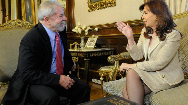 CFK repudió la impugnación de la candidatura de Lula en Brasil