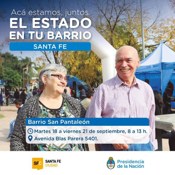 “El Estado en tu Barrio”, esta semana a San Pantaleón