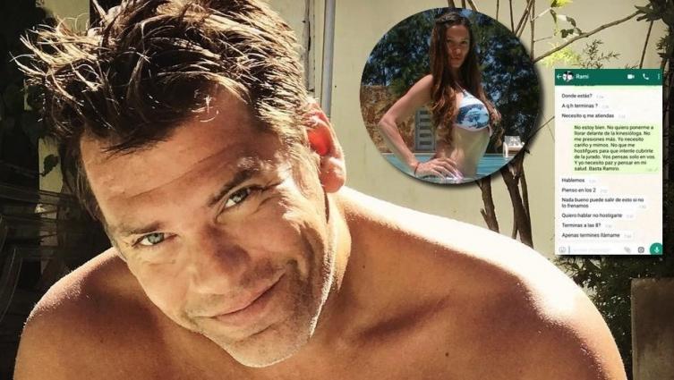 Se filtraron los chats del novio de Florencia Peña con su amante