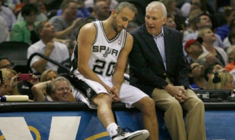 ¿Futuro DT? Pop llevó a Ginóbili al habitual retiro del staff de los Spurs