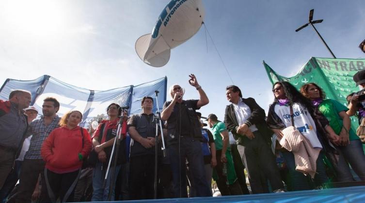 La CTA y ATE acamparán cinco días frente al Congreso