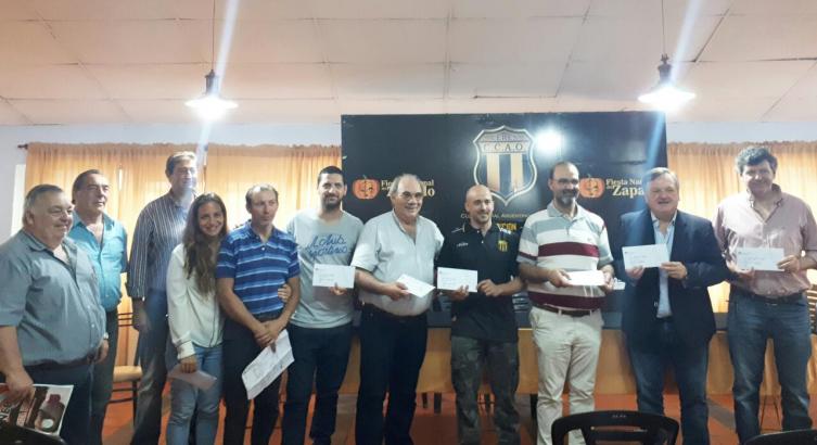 Michlig entregó aporte a Central Olímpico de Ceres  