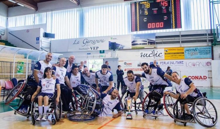 Básquet adaptado: el Briantea de los argentinos Berdún y Pérez gritó campeón
