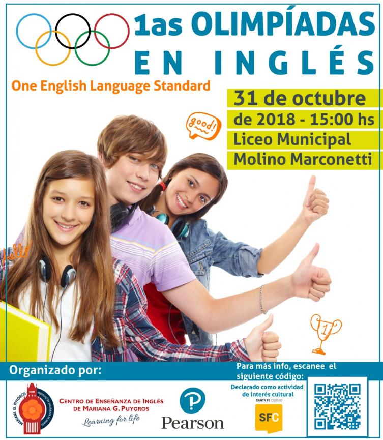 Se viene la 1° Olimpiada de Inglés