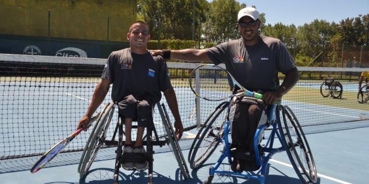 Tenis adaptado: Ledesma y Casco avanzan en San Pablo