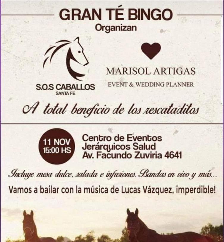 Té Bingo de S.O.S Caballos