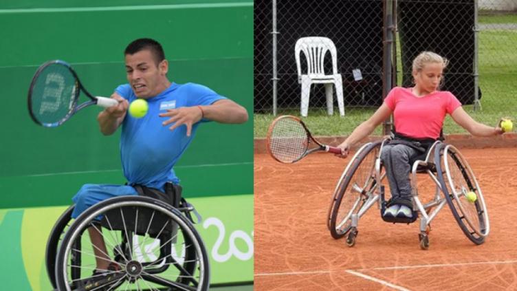 Tenis adaptado: Casco Y Dhers, sólidos en Chile