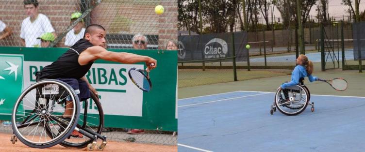Tenis adaptado: Casco Y Dhers, finalistas en Chile
