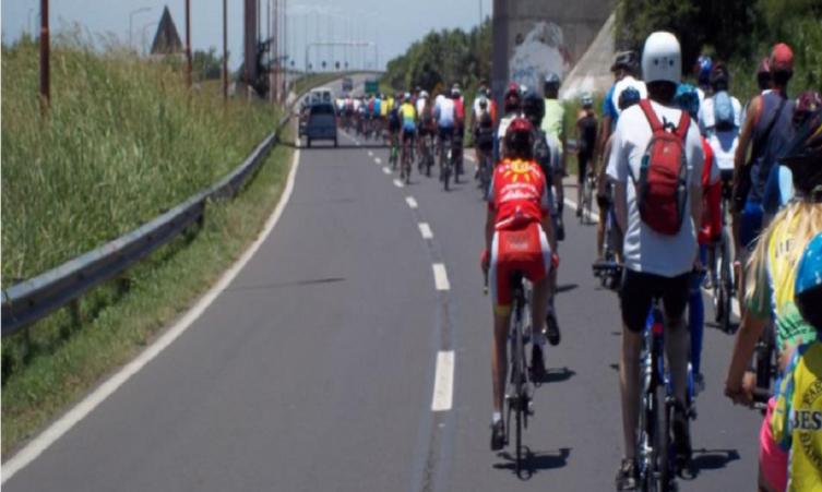 7a edición del “Cruce del Túnel Subfluvial en bicicleta”