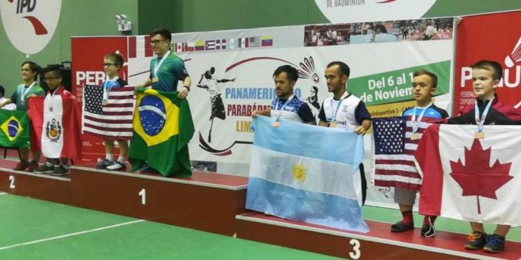 Parabadminton: Argentina, medalla de bronce en Perú