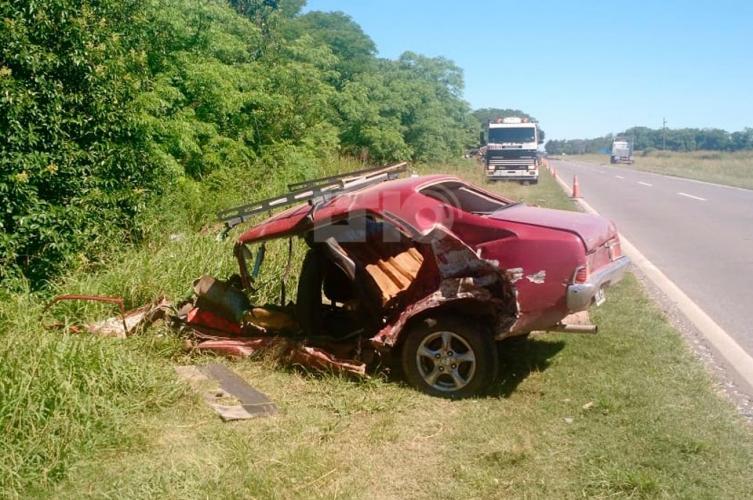 Una familia se salvó de milagro en la Ruta 11