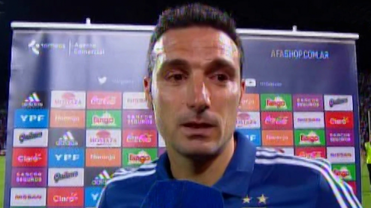 La emoción de Lionel Scaloni al hablar de su interinato en la Selección