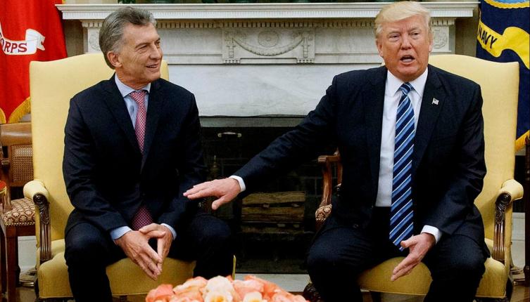 Macri recibe a Trump en la Casa Rosada