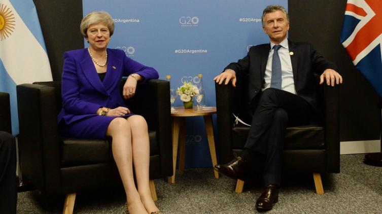 Macri explicó por qué no habló del reclamo por Malvinas con Theresa May