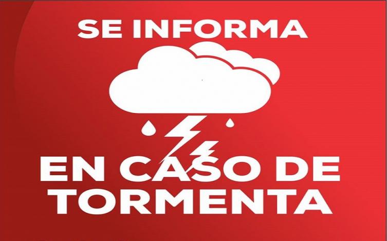 Recomendaciones ante el alerta meteorológico