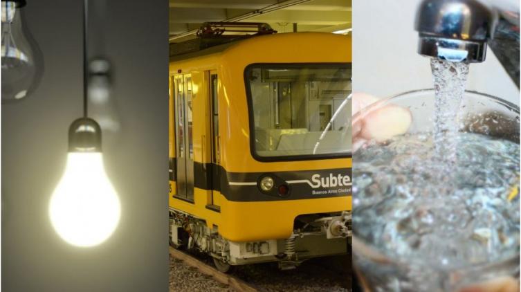 Agua, luz, gas y transporte: Lo que aumenta en la primera mitad de 2019