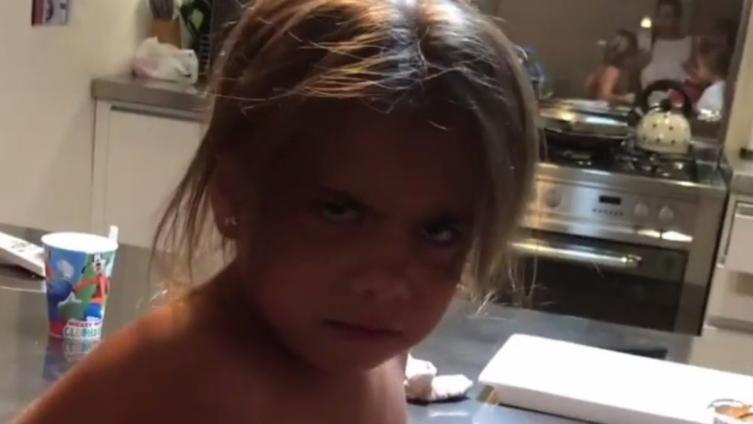 La reacción de la hija de Cinthia Fernández al enterarse de la supuesta verdad de Papá Noel