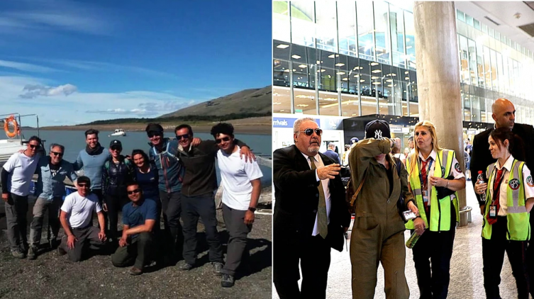 Scarlett Johansson se enfureció con los fotógrafos, tras visitar el Calafate