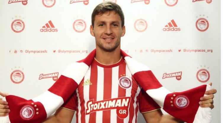 Soldano con su nueva camiseta
