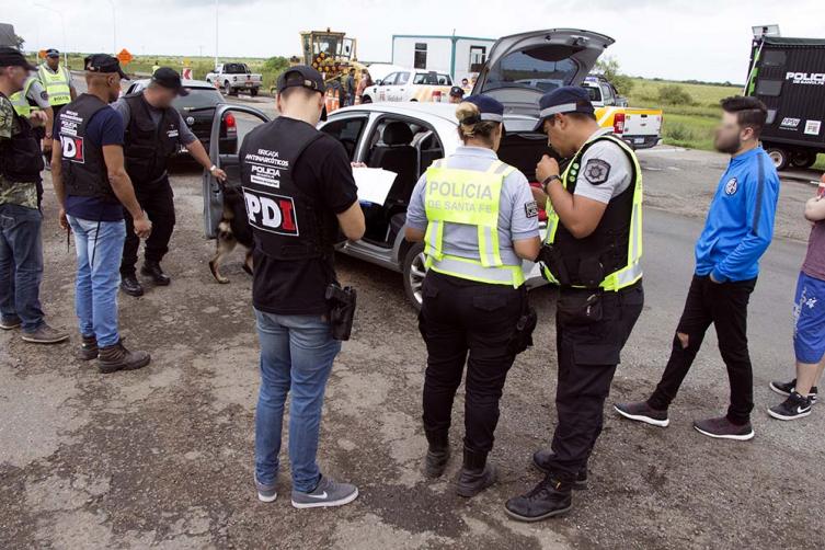 Megaoperativo de Control en la AU. Rosario - Santa Fe
