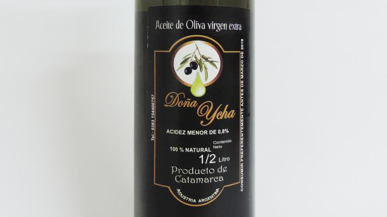 La Assal prohibió el aceite de oliva extra virgen “Doña Ycha”
