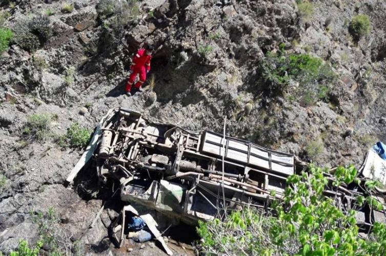 Desbarrancó un micro en Bolivia y murieron cuatro mendocinos