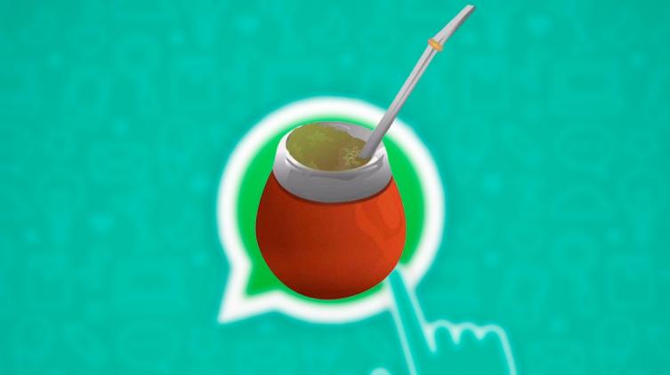 El emoji del mate llega a WhatsApp el 5 de marzo
