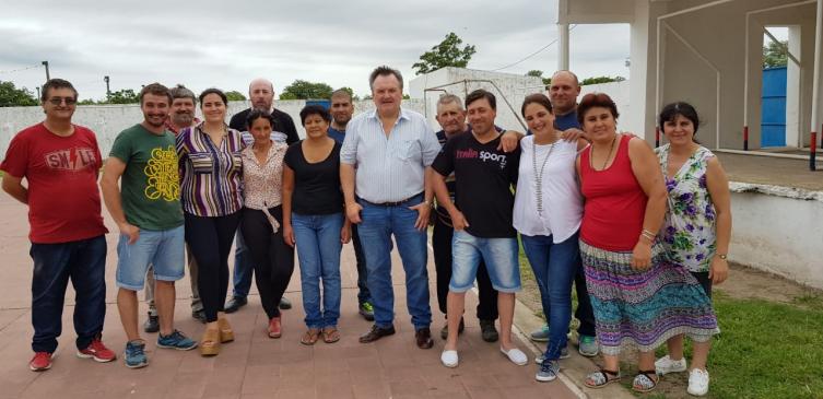 Michlig visitó las localidades de Ñanducita, Las Lucila, Curupaity y Las Palmeras 