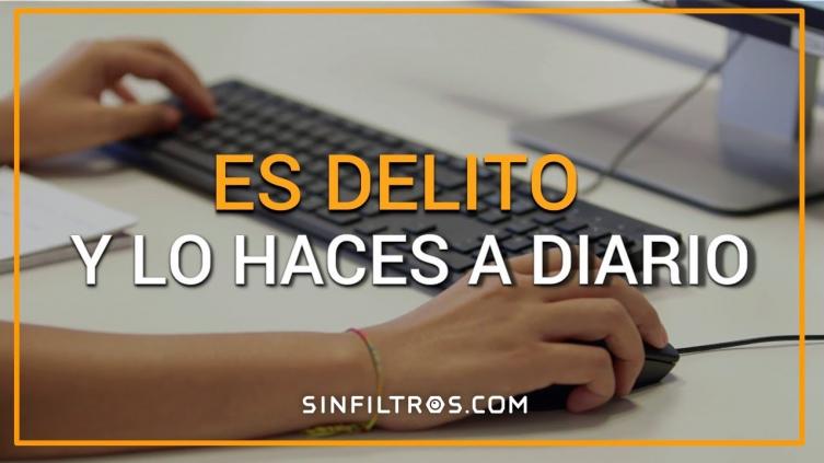 VÍDEO: Es delito y lo haces a diario