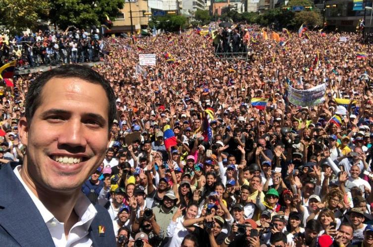 Guaidó aseguró que el 23 de febrero comenzará a entrar la ayuda humanitaria