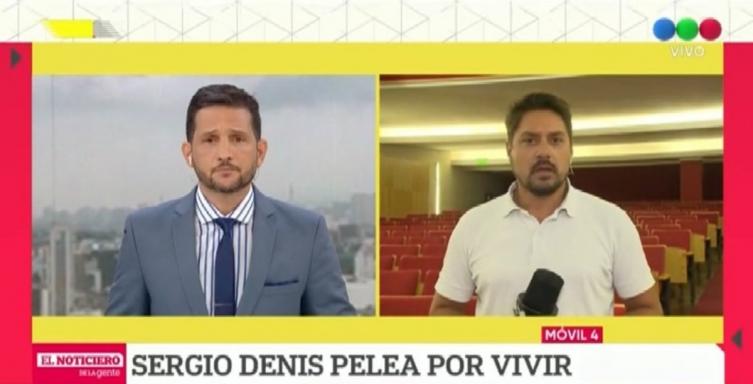 “El noticiero de la gente” recreó la caída de Sergio Denis y recibió fuertes críticas