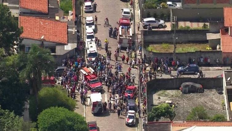 Al menos 8 muertos en un tiroteo contra una escuela de San Pablo