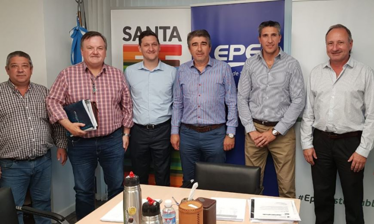 El Senador Michlig mantuvo una reunión con el directorio de la EPE 