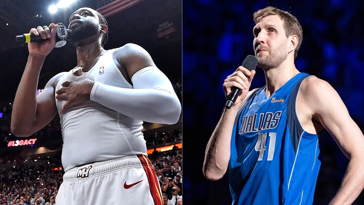 Emotivo adiós a dos leyendas y grandes rivales en la NBA: se retiraron Dwyane Wade y Dirk Nowitzki