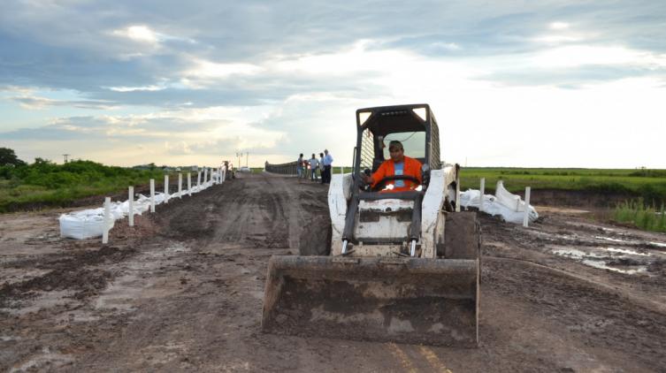 Se habilitó nuevamente el tránsito en el puente Mabey