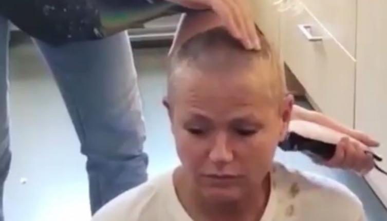 Xuxa se rapó la cabeza por su hija y publicó el video en Instagram