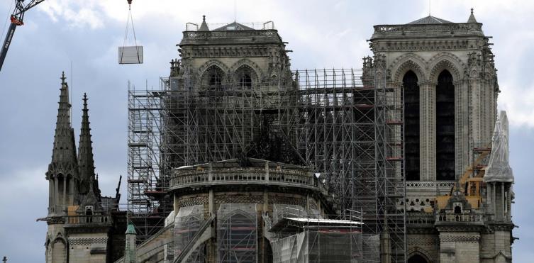 La catedral de Notre Dame está muy frágil y no resistiría un viento de 90 km por hora