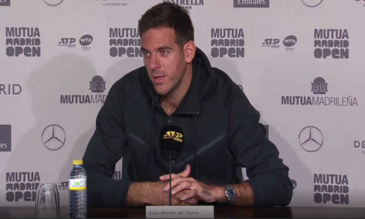 Del Potro volvió al circuito y ganó en el dobles de Madrid y ya tiene rival en singles