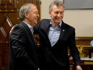 Macri recibió a Schiaretti en Casa Rosada