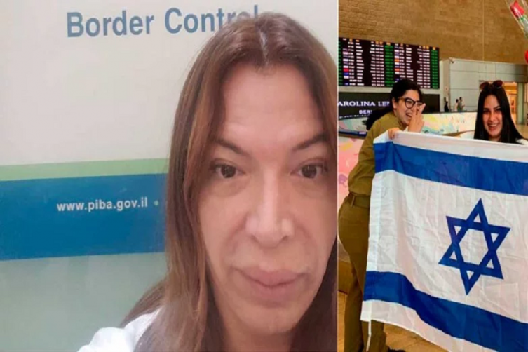 Lizy Tagliani, demorada en el aeropuerto de Israel