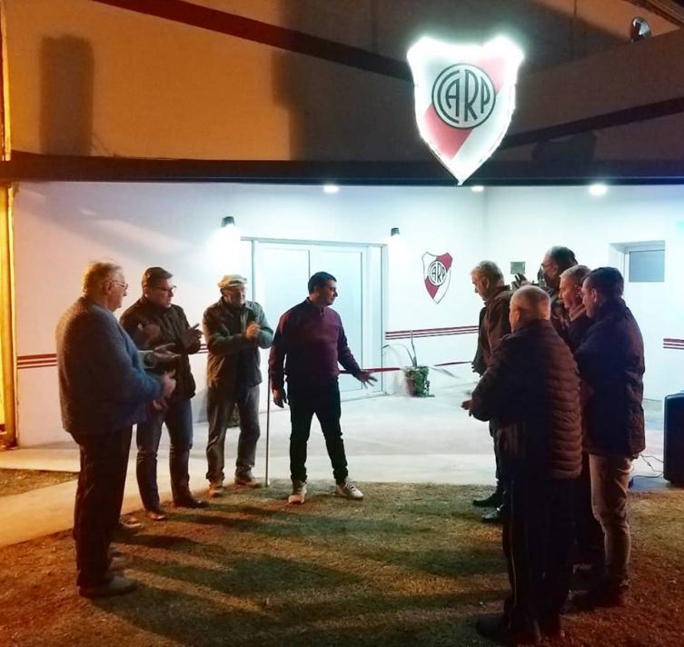 Borla celebro los 80 años de River Plate de San Martín Norte 