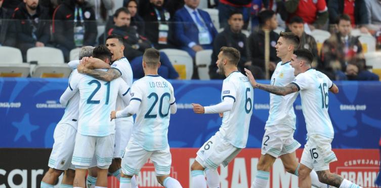 Argentina le ganó 2-1 a Chile y terminó tercero en la Copa América