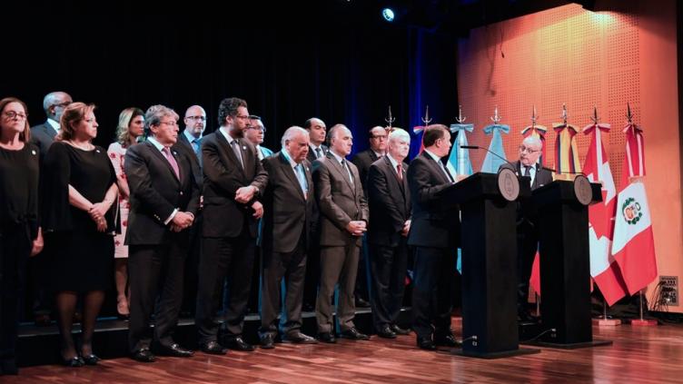El Grupo de Lima respaldó a Guaidó y envíó a la CPI el informe de ONU sobre DDHH