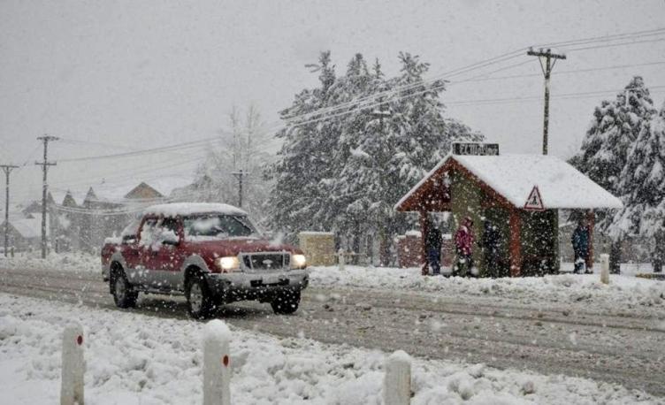 Alerta por nevadas en Chubut, Neuquén y Río Negro
