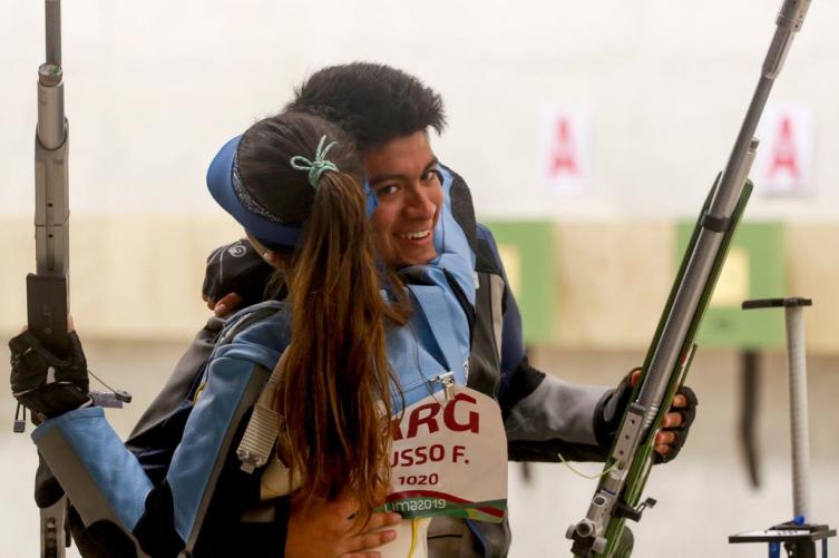 El tiro le dio a Argentina una nueva medalla dorada en los Juegos Panamericanos